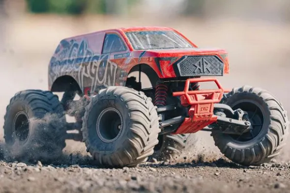 GORGON 4X2 MEGA 550 - RTR MONSTER TRUCK 1:10 - ROSSO