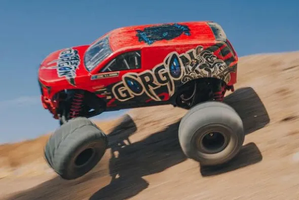 GORGON 4X2 MEGA 550 - RTR MONSTER TRUCK 1:10 - ROSSO