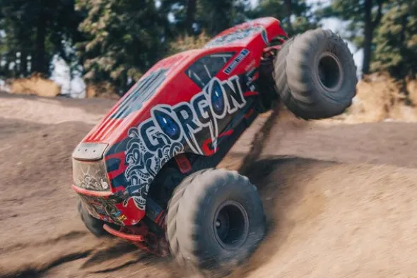 GORGON 4X2 MEGA 550 - RTR MONSTER TRUCK 1:10 - ROSSO