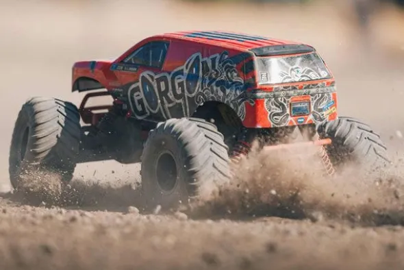 GORGON 4X2 MEGA 550 - RTR MONSTER TRUCK 1:10 - ROSSO