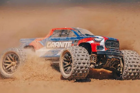 GRANITE GROM MEGA 380 - RTR MONSTER TRUCK 1:18 - BLU