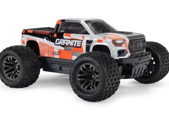 GRANITE MEGA 665 4X4 BRUSHED - RTR MONSTER TRUCK 1:10 - ORANGE