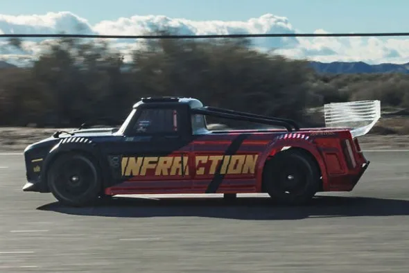 INFRACTION 223S DSC 4X4 - RTR ON-ROAD 1:8 - NERO/ROSSO