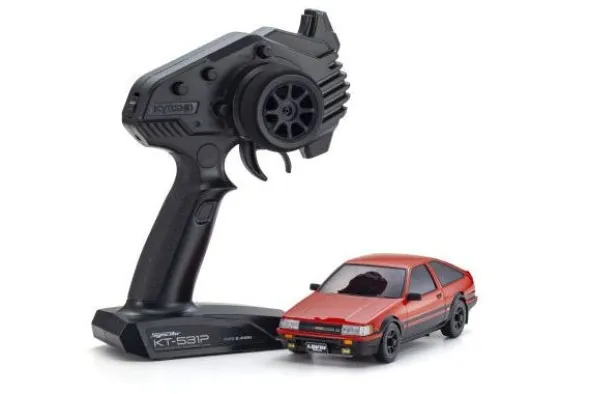 MA020 - MINI-Z TOYOTA COROLLA LEVIN AE86 - RTR ON-ROAD 1:27 ROSSO/NERA