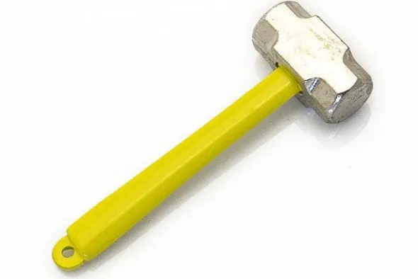 MARTELLO METALLO 1:10 - GIALLO
