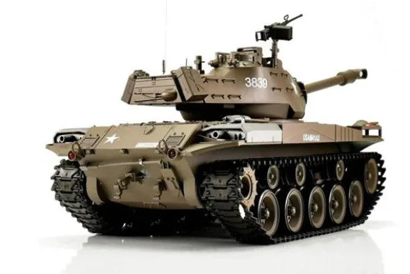 M41A3 WALKER BULLDOG VERDE PALLINI / INFRAROSSI 1:16 - CINGOLI METALLO