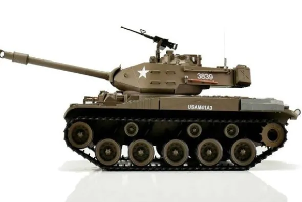 M41A3 WALKER BULLDOG VERDE PALLINI / INFRAROSSI 1:16 - CINGOLI METALLO
