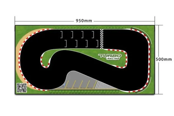 MICRO RALLY - PISTA 950 X 500 MM - 1:76