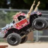 MINI LMT 4X4 BRUSHED - ZOMBIE - RTR MONSTER TRUCK 1:18 - ROSSO