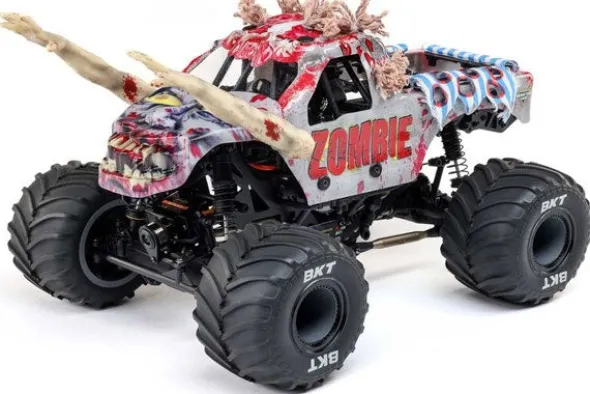 MINI LMT 4X4 BRUSHED - ZOMBIE - RTR MONSTER TRUCK 1:18 - ROSSO