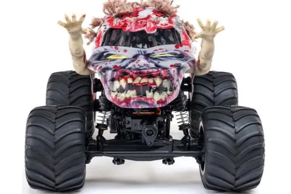MINI LMT 4X4 BRUSHED - ZOMBIE - RTR MONSTER TRUCK 1:18 - ROSSO