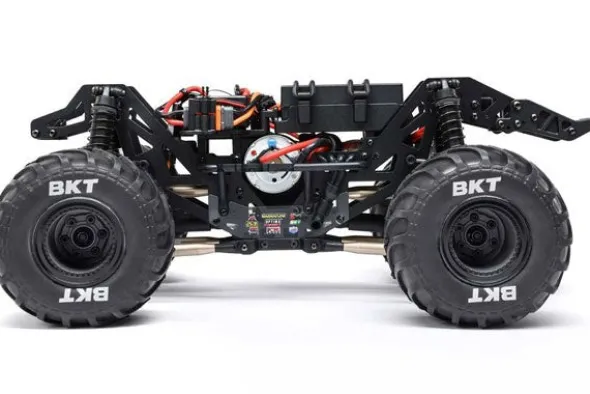 MINI LMT 4X4 BRUSHED - ZOMBIE - RTR MONSTER TRUCK 1:18 - ROSSO