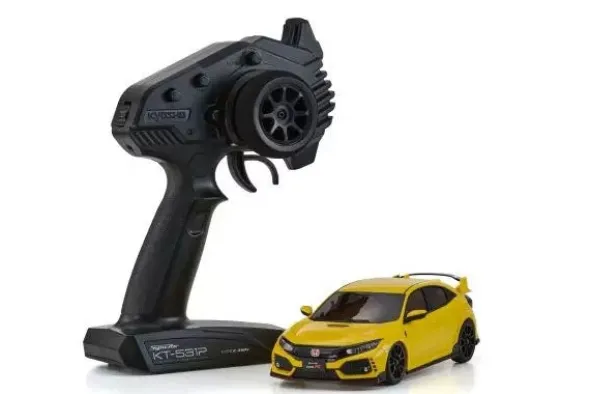 MINI-Z AWD HONDA CIVIC TYPE R - RTR ON-ROAD 1:27 - GIALLO (MA020N-LL)