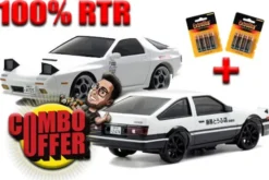 MINI-Z FIRST COMBO - TOYOTA TRUENO AE86 + MAZDA RX-7 FC3S - RTR ON-ROAD 1:28