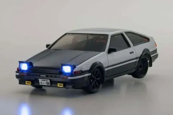 MINI-Z FIRST INITIAL-D - TOYOTA SPRINTER TRUENO AE86 - NERO/BIANCO - RTR ON-ROAD 1:28