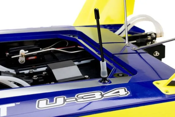 MISS ILLINOIS U-34 BRUSHLESS 34"- RTR IDROVOLANTE - BLU/GIALLO
