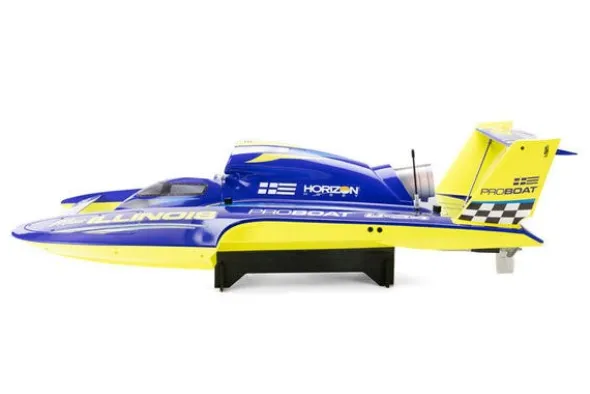 MISS ILLINOIS U-34 BRUSHLESS 34"- RTR IDROVOLANTE - BLU/GIALLO