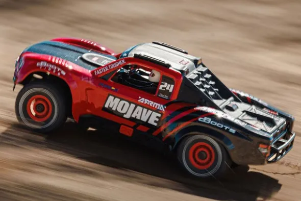 MOJAVE GROM MEGA 380 4X4 - RTR SHORT COURSE 1:16 - ROSSO/NERO