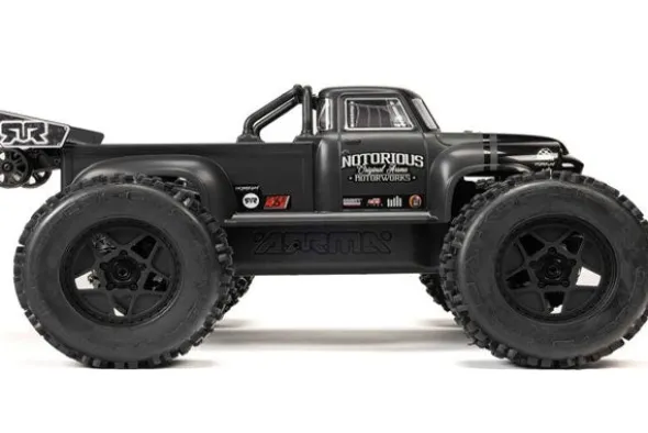 NOTORIOUS V6 4X4 BLX BRUSHLESS 6S - RTR MONSTER TRUCK 1:8 - NERO