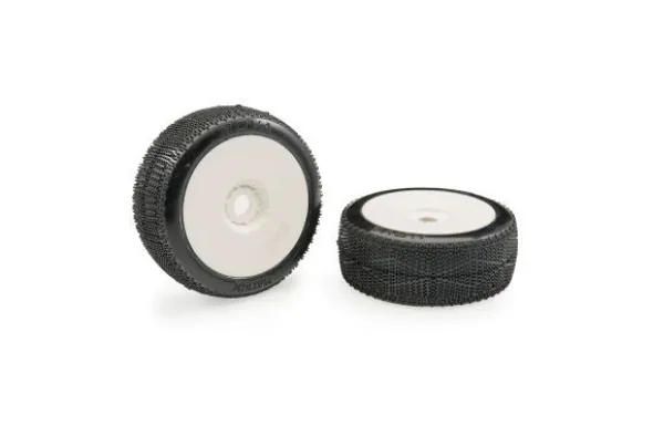 NOVA SUPER SOFT PRE-INCOLLATE SU CERCHI BIANCHI- 1:8 BUGGY- 2 PEZZI