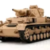PANZER IV AUSF. F1 SABBIA PALLINI / INFRAROSSI 1:16 - CINGOLI METALLO