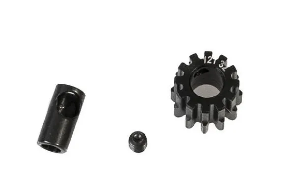 PIGNONE MOTORE 32P 5mm 12 DENTI E ADATTATORE 3,17mm - KN-183212
