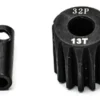 PIGNONE MOTORE 32P 5mm 13 DENTI E ADATTATORE 3,17mm - KN-183213