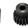 PIGNONE MOTORE 32P 5mm 19 DENTI E ADATTATORE 3,17mm