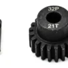 PIGNONE MOTORE 32P 5mm 21 DENTI E ADATTATORE 3,17mm