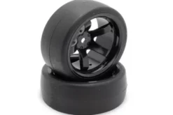 PNEUMATICI INCOLLATI SU CERCHIO NERO DA DRIFT 9MM - HTR-T309