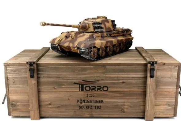 PRO-EDITION KING TIGER FRONTE ORIENTALE - INFRAROSSI 1:16 - MIMETICO - FUMO CANNONE
