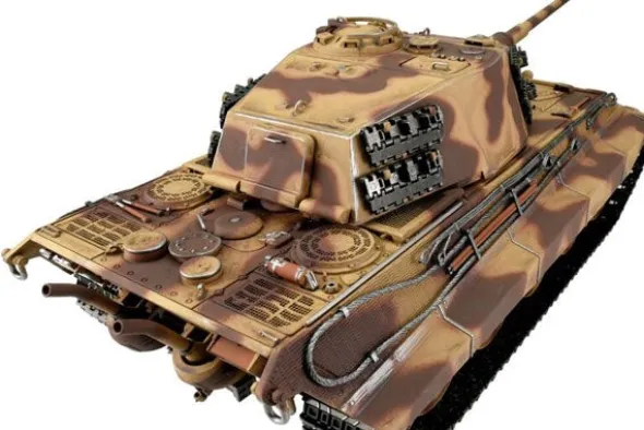 PRO-EDITION KING TIGER FRONTE ORIENTALE - INFRAROSSI 1:16 - MIMETICO - FUMO CANNONE