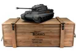 PRO-EDITION KING TIGER - GRIGIO - INFRAROSSI 1:16 - FUMO CANNONE