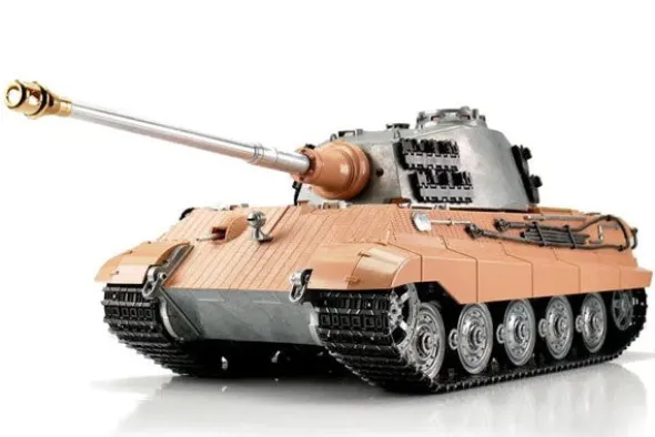 PRO-EDITION KINGTIGER - INFRAROSSI 1:16 - CINGOLI IN METALLO - NON VERNICIATO