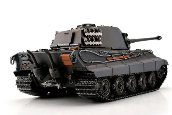 PRO-EDITION KING TIGER - PALLINI 1:16 - GRIGIO - FUMO CANNONE