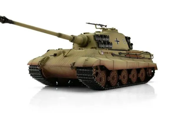 PRO-EDITION KING TIGER - PALLINI 1:16 - SABBIA - FUMO CANNONE