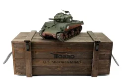 PRO-EDITION M4A3 SHERMAN 76MM VERDE - INFRAROSSI 1:16 - FUMO CANNONE