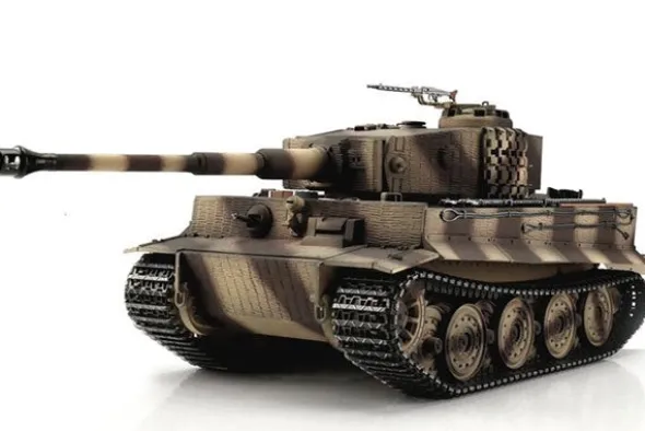 PRO-EDITION TIGER 1 EARLY VERSION - PALLINI 1:16 - FUMO CANNONE