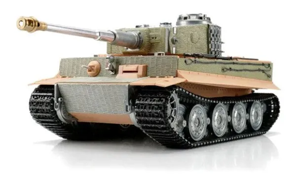 PRO-EDITION TIGER 1 LATE VERSION - INFRAROSSI 1:16 - FUMO CANNONE - NON VERNICIATO