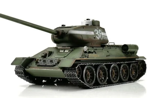 PRO-EDITION T-34/85 - PALLINI 1:16 - VERDE - FUMO CANNONE