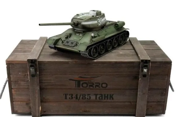 PRO-EDITION T-34/85 - PALLINI 1:16 - VERDE - FUMO CANNONE