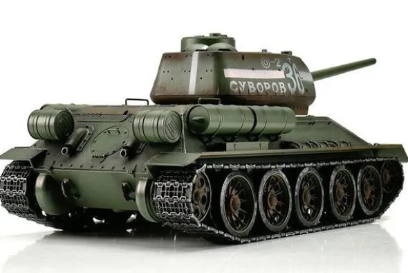 PRO-EDITION T-34/85 - PALLINI 1:16 - VERDE - FUMO CANNONE