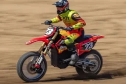 PROMOTO MX - RTR MOTO 1:4 ROSSO