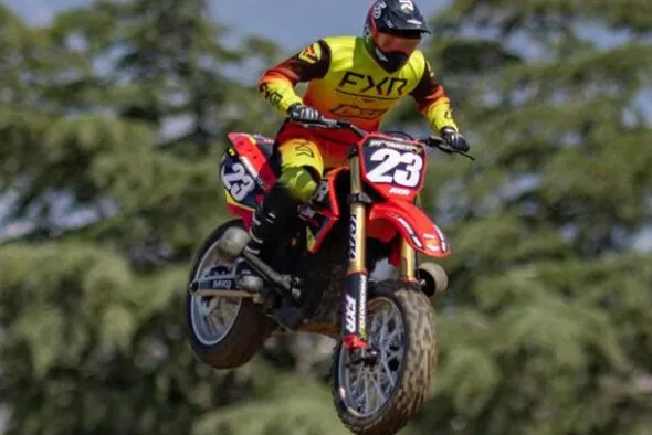 PROMOTO MX - RTR MOTO 1:4 ROSSO