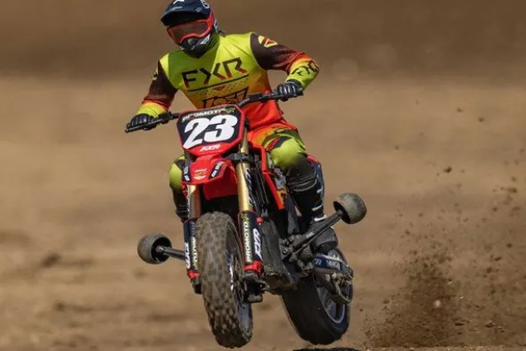 PROMOTO MX - RTR MOTO 1:4 ROSSO