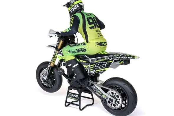 PROMOTO SM FXR SUPERMOTO + BATTERIA E CARICABATTERIA - RTR MOTO 1:4 BIANCO