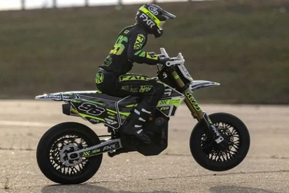 PROMOTO SM FXR SUPERMOTO - RTR MOTO 1:4 BIANCO
