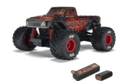 QUAKE GROM BRUSHED 4X4 - RTR MONSTER TRUCK 1:16 - ROSSO