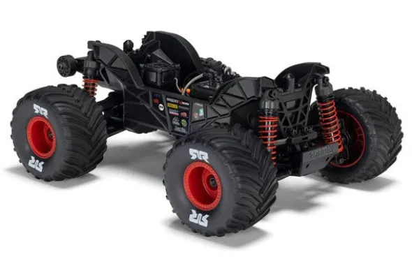 QUAKE GROM BRUSHED 4X4 - RTR MONSTER TRUCK 1:16 - ROSSO