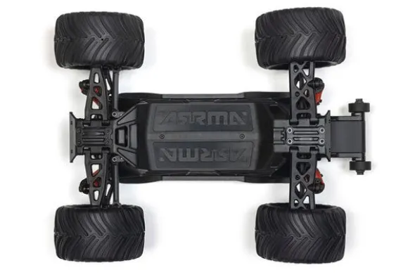 QUAKE GROM BRUSHED 4X4 - RTR MONSTER TRUCK 1:16 - ROSSO